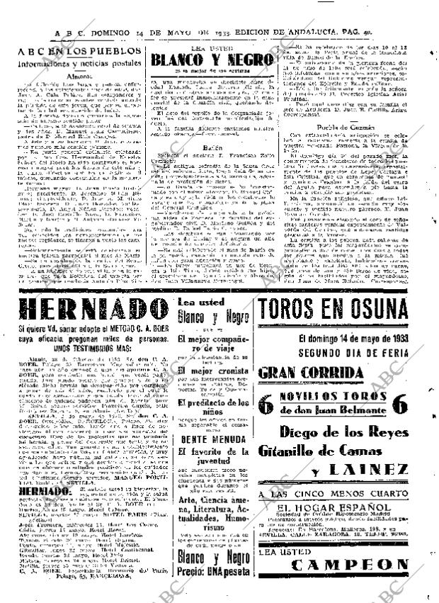 ABC SEVILLA 14-05-1933 página 38