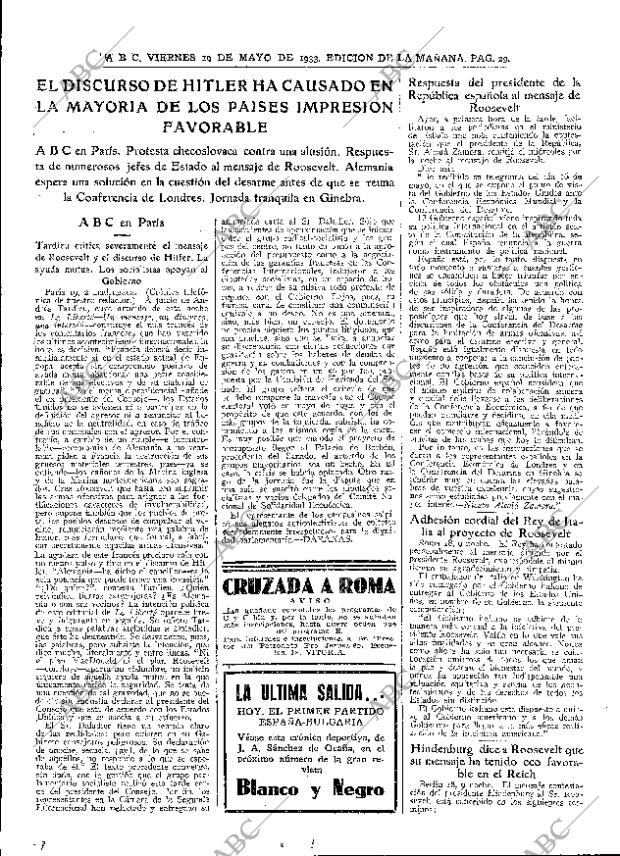 ABC MADRID 19-05-1933 página 29