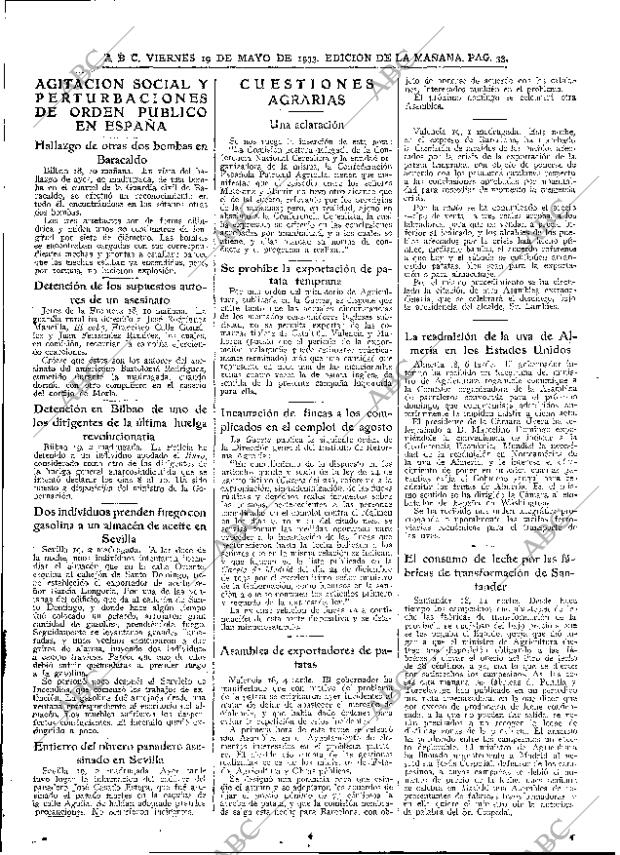 ABC MADRID 19-05-1933 página 33