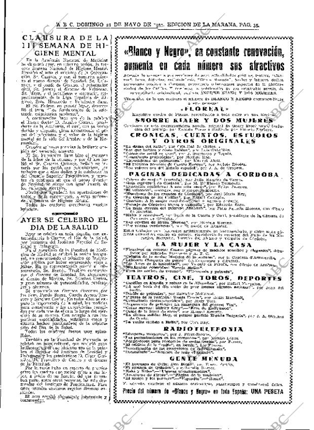 ABC MADRID 21-05-1933 página 35