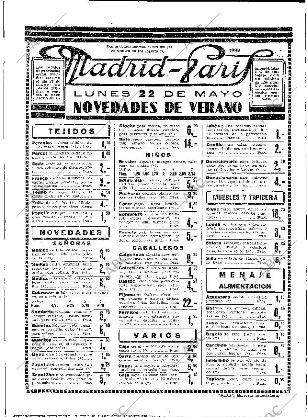 ABC MADRID 21-05-1933 página 38