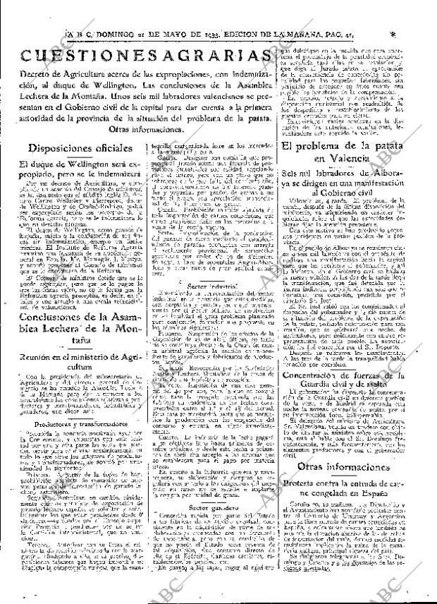 ABC MADRID 21-05-1933 página 41