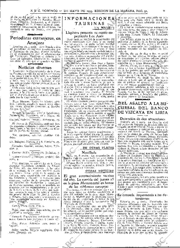 ABC MADRID 21-05-1933 página 51