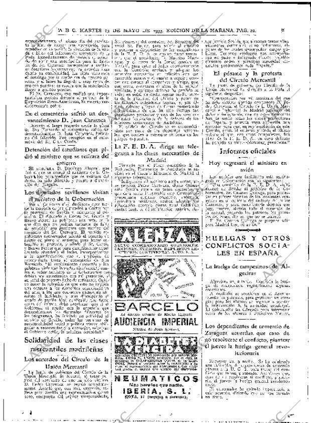 ABC MADRID 23-05-1933 página 22