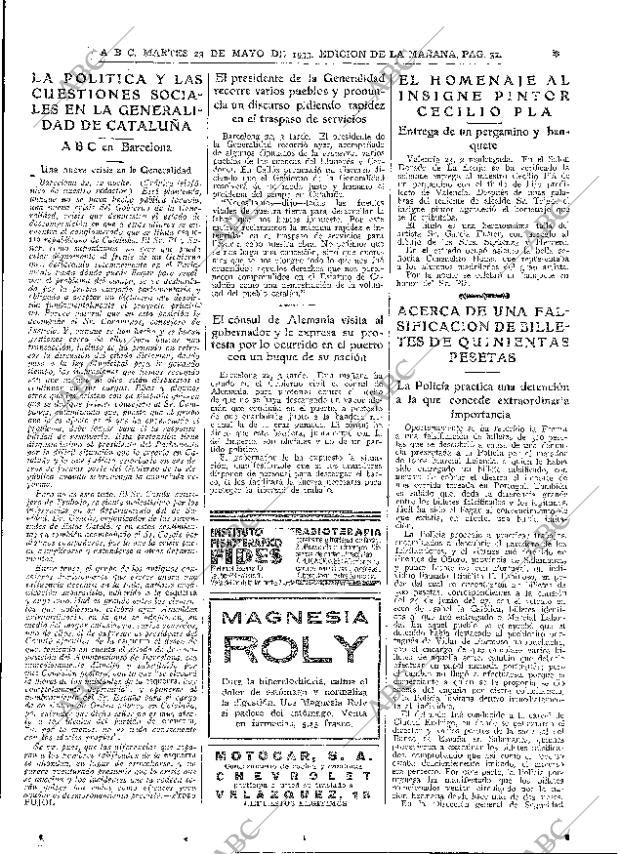 ABC MADRID 23-05-1933 página 31