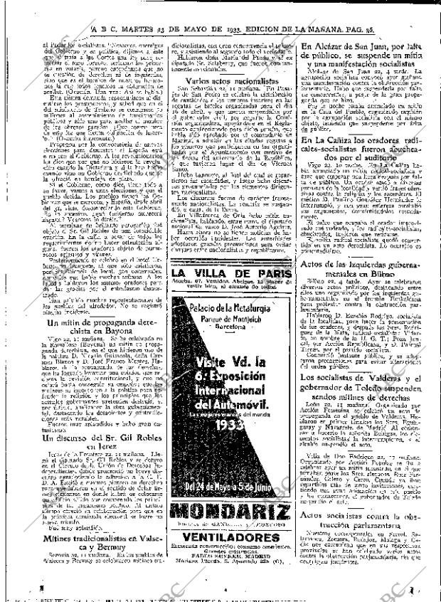 ABC MADRID 23-05-1933 página 36