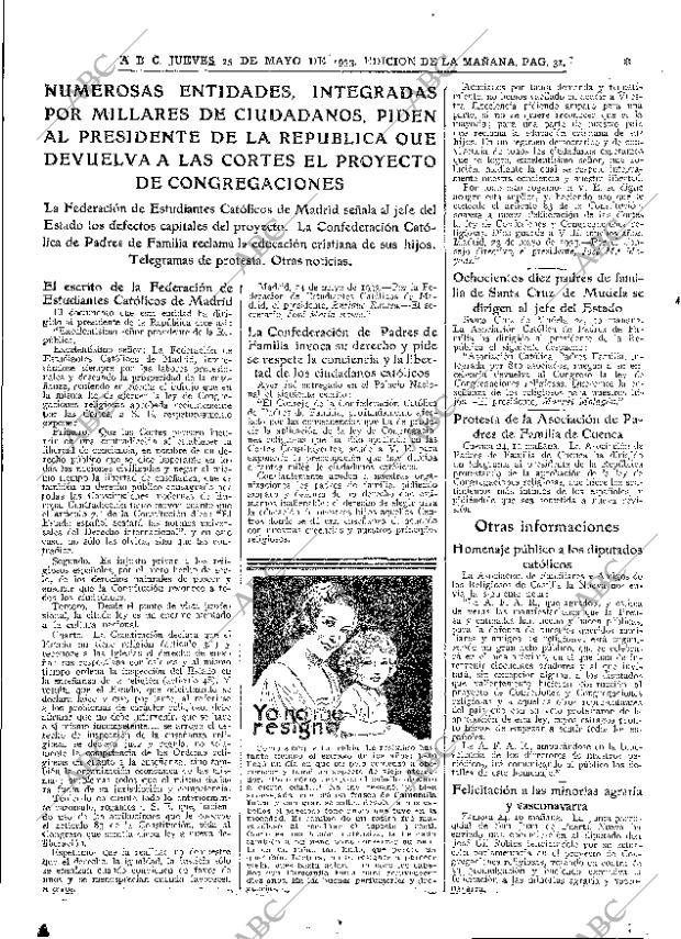 ABC MADRID 25-05-1933 página 31