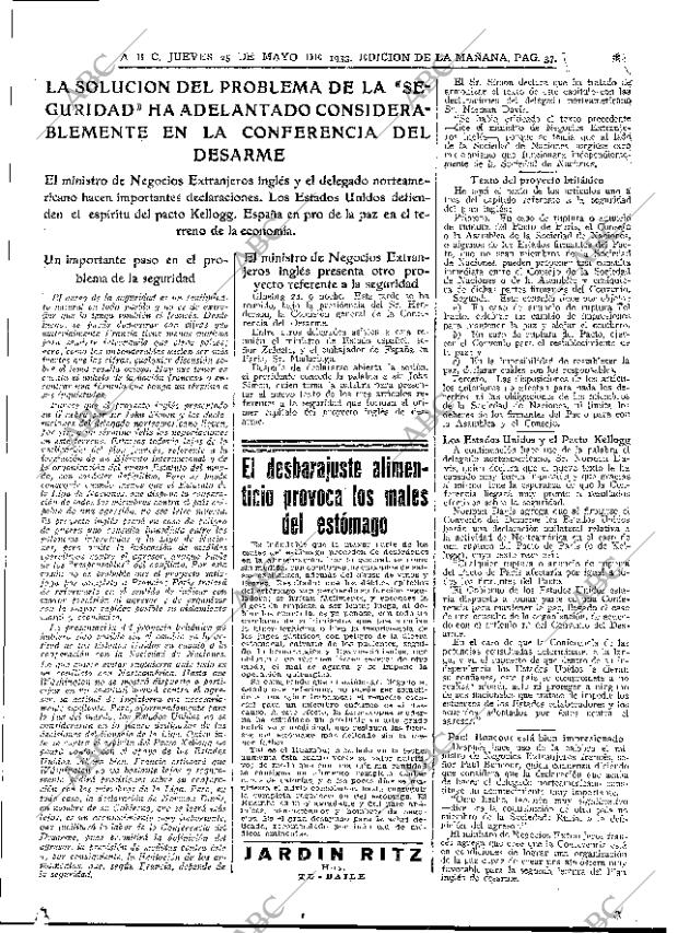 ABC MADRID 25-05-1933 página 37