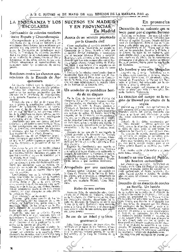 ABC MADRID 25-05-1933 página 49