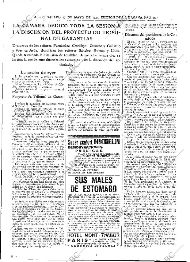 ABC MADRID 27-05-1933 página 19