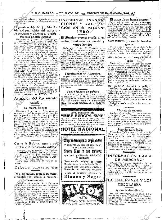 ABC MADRID 27-05-1933 página 28