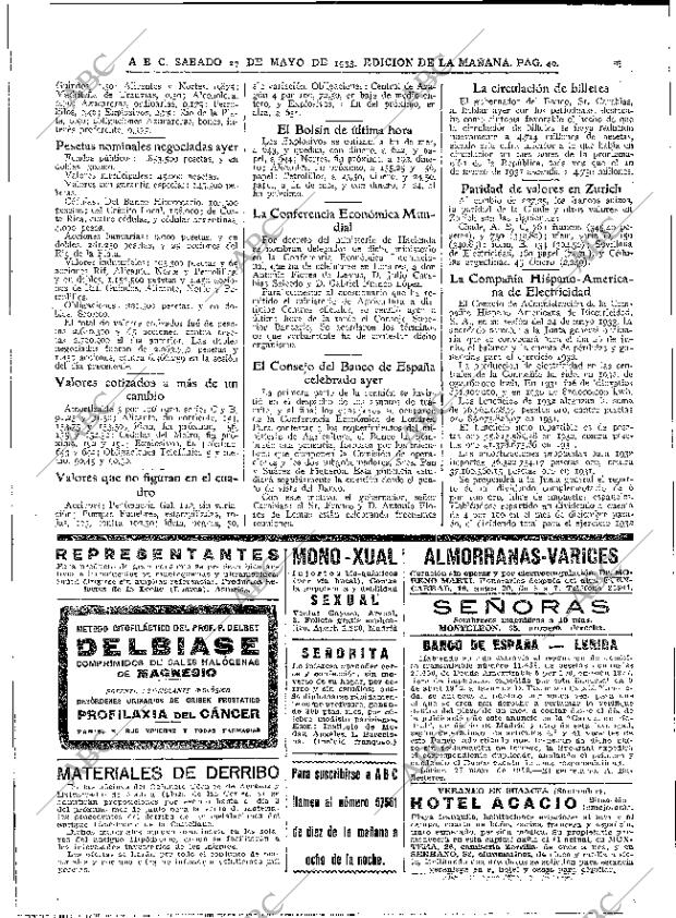 ABC MADRID 27-05-1933 página 40