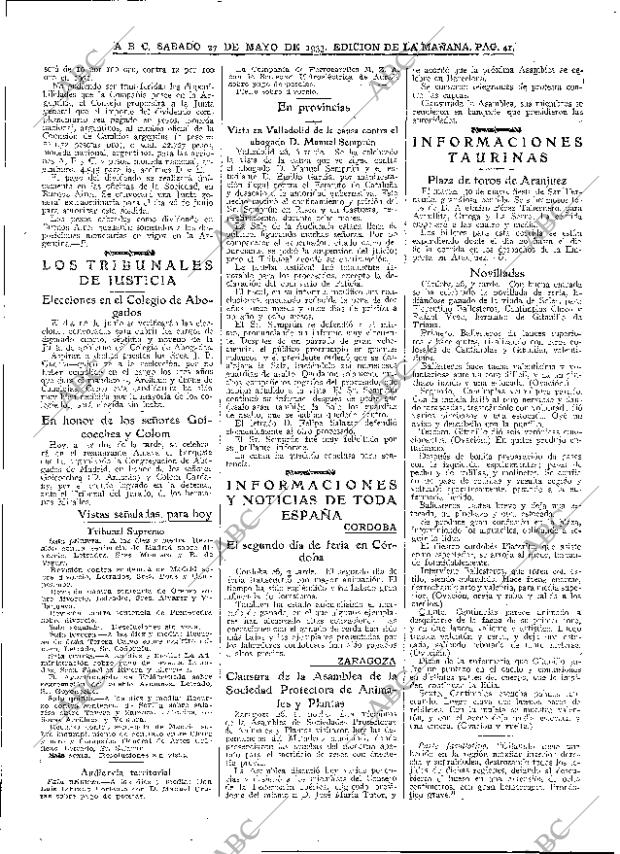 ABC MADRID 27-05-1933 página 41