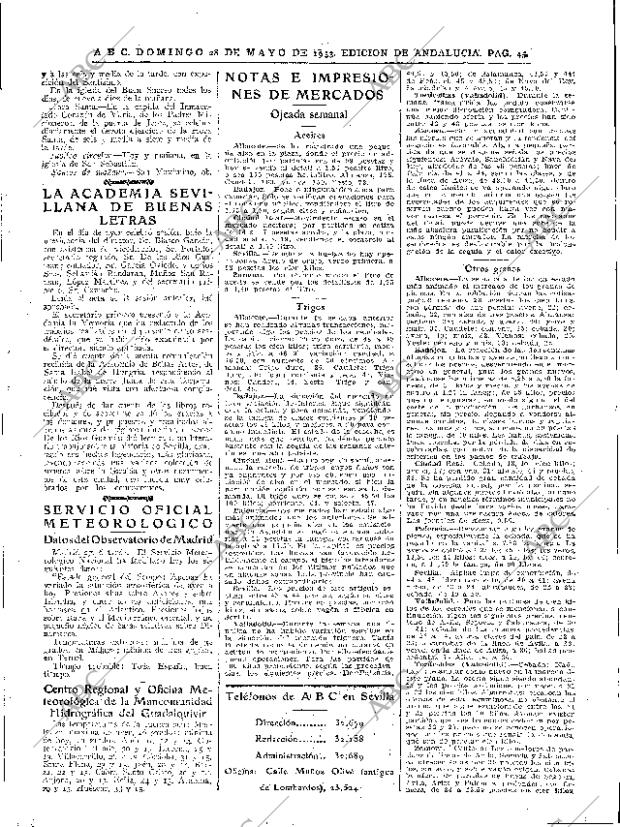 ABC SEVILLA 28-05-1933 página 43