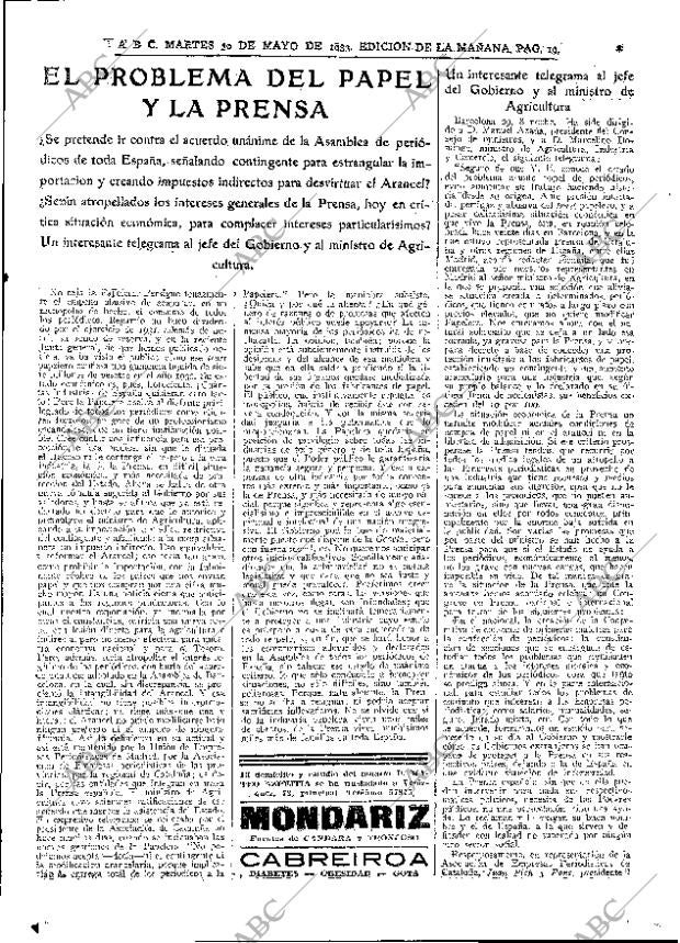ABC MADRID 30-05-1933 página 19