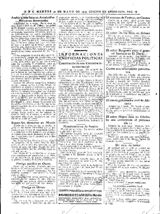 ABC SEVILLA 30-05-1933 página 18