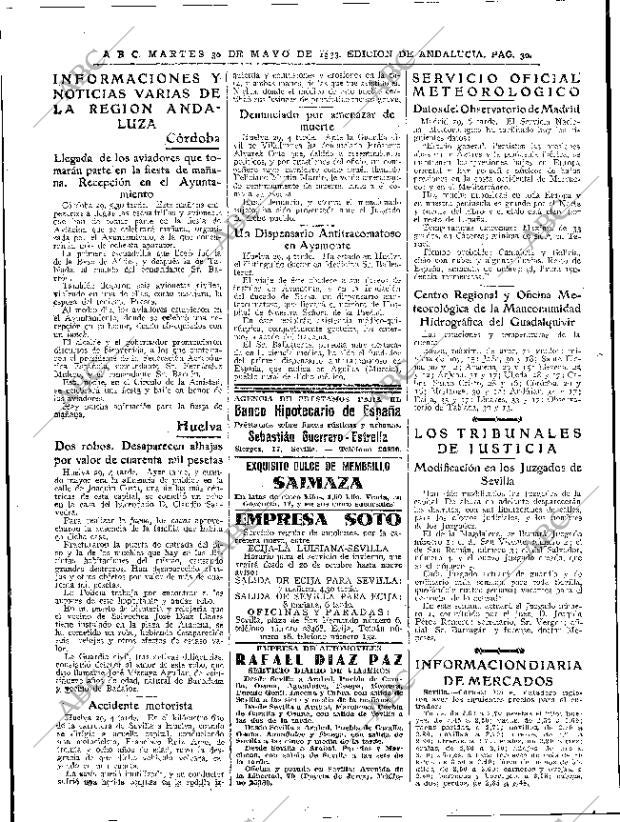 ABC SEVILLA 30-05-1933 página 30