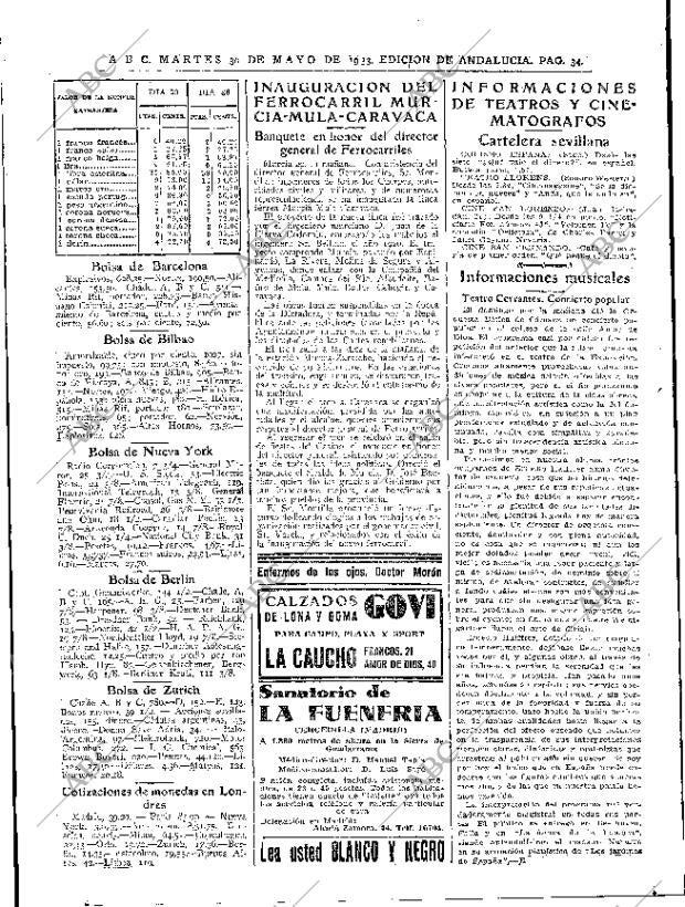 ABC SEVILLA 30-05-1933 página 34