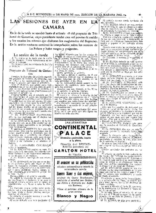 ABC MADRID 31-05-1933 página 19