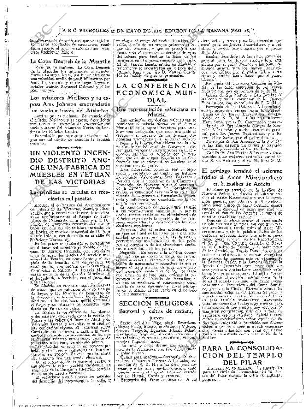 ABC MADRID 31-05-1933 página 28