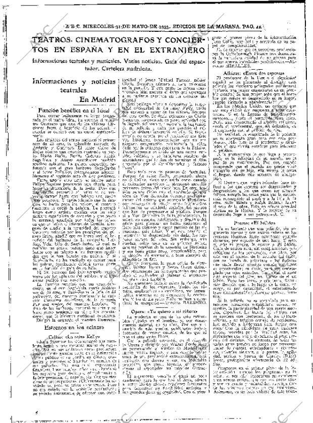 ABC MADRID 31-05-1933 página 42