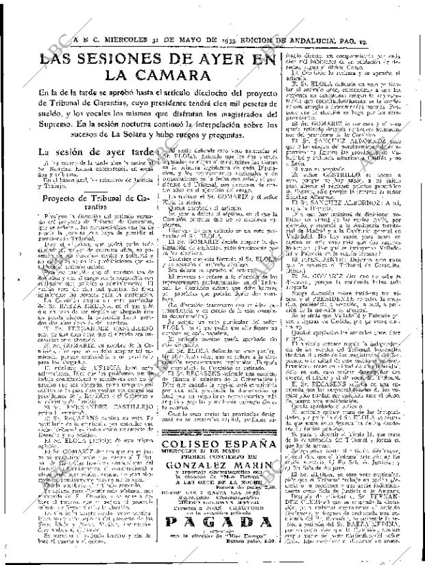 ABC SEVILLA 31-05-1933 página 19