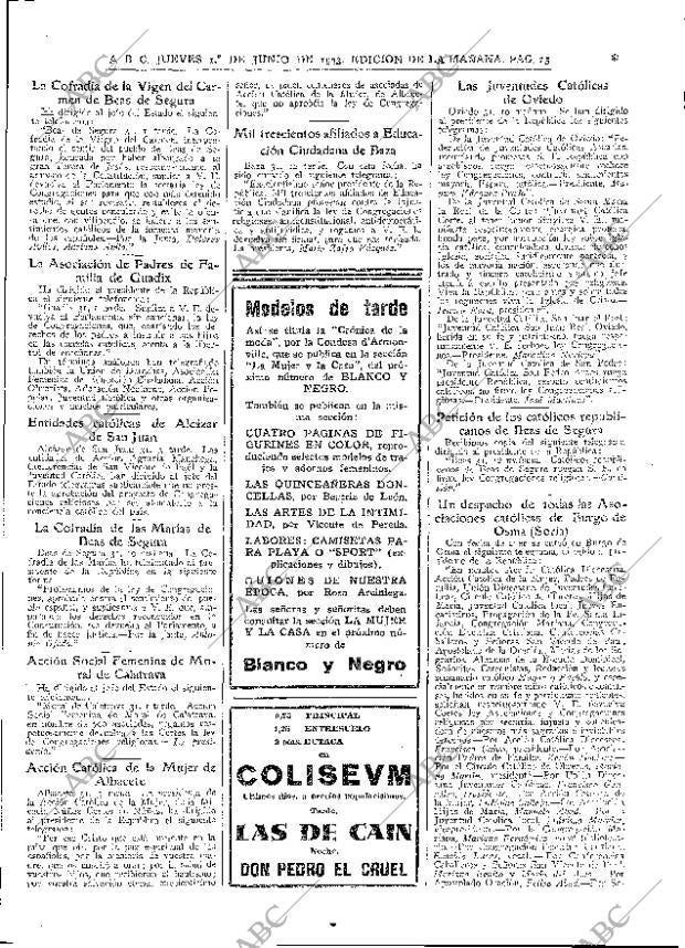 ABC MADRID 01-06-1933 página 25