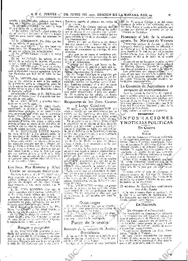 ABC MADRID 01-06-1933 página 29