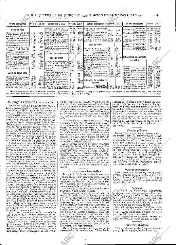 ABC MADRID 01-06-1933 página 41