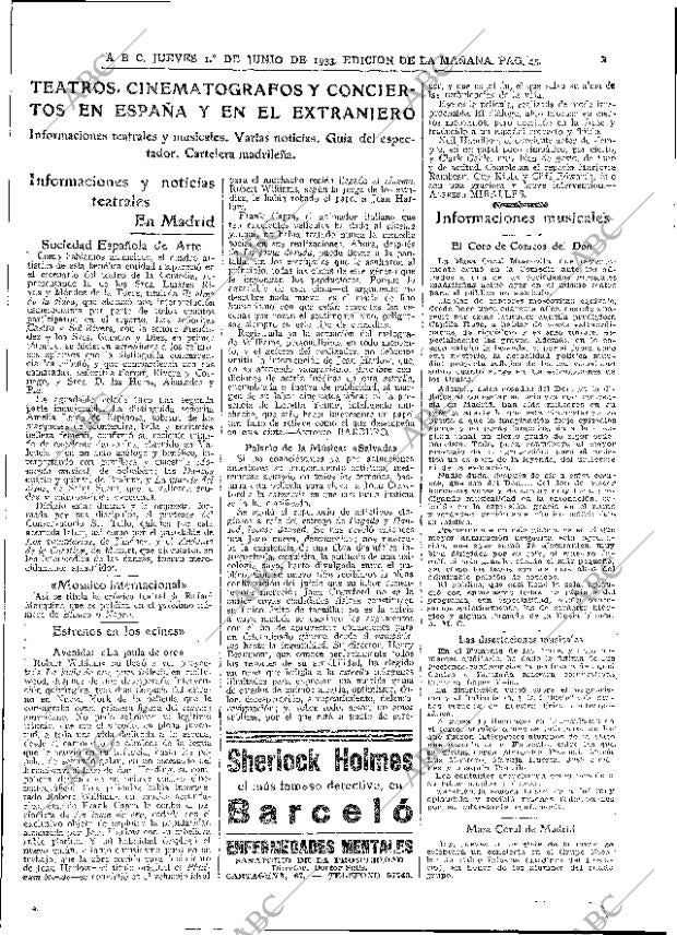 ABC MADRID 01-06-1933 página 45