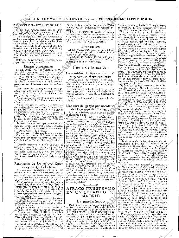 ABC SEVILLA 01-06-1933 página 22
