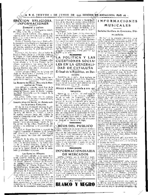 ABC SEVILLA 01-06-1933 página 28