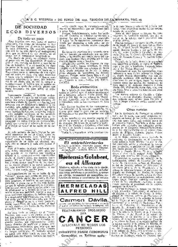 ABC MADRID 02-06-1933 página 29