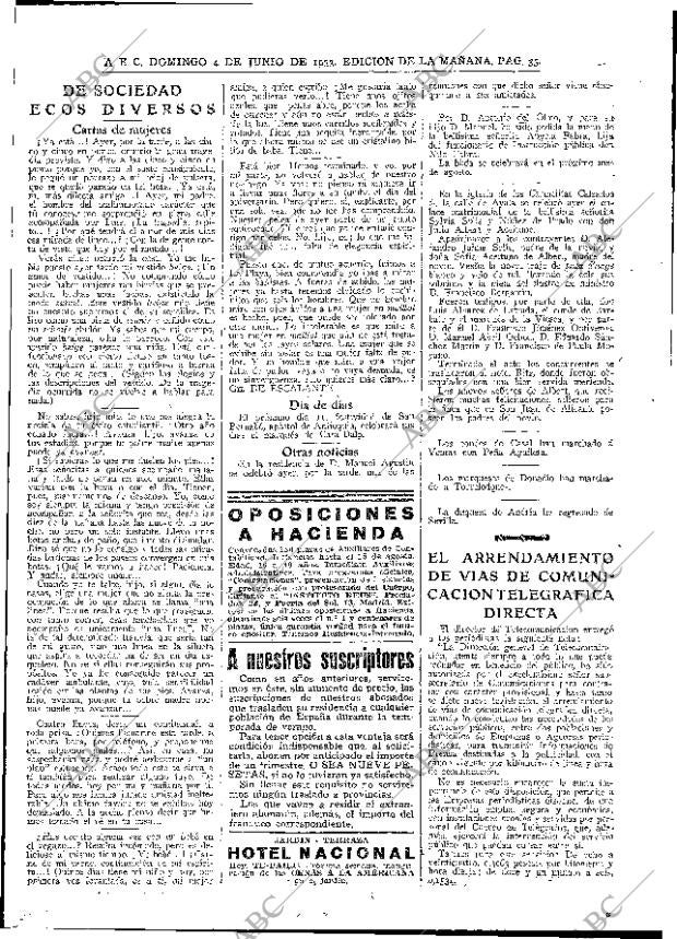 ABC MADRID 04-06-1933 página 35