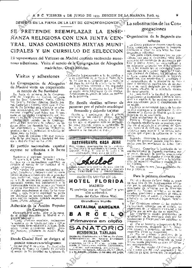 ABC MADRID 09-06-1933 página 25