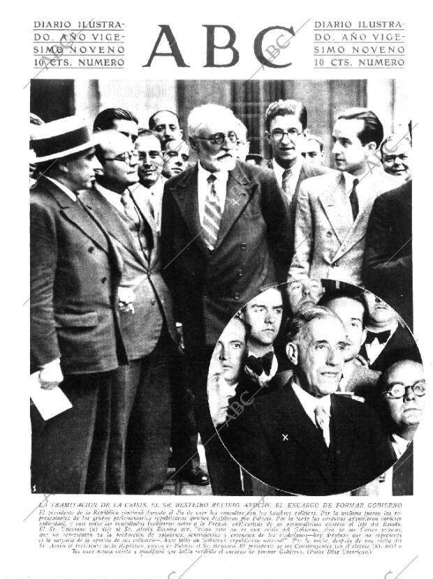 ABC MADRID 10-06-1933 página 1