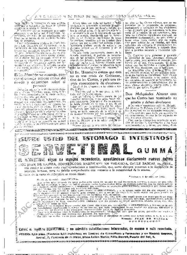 ABC MADRID 10-06-1933 página 20
