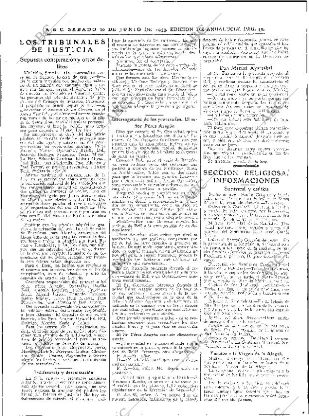 ABC SEVILLA 10-06-1933 página 40