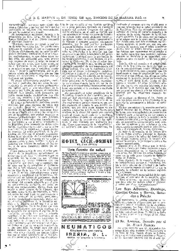 ABC MADRID 13-06-1933 página 17