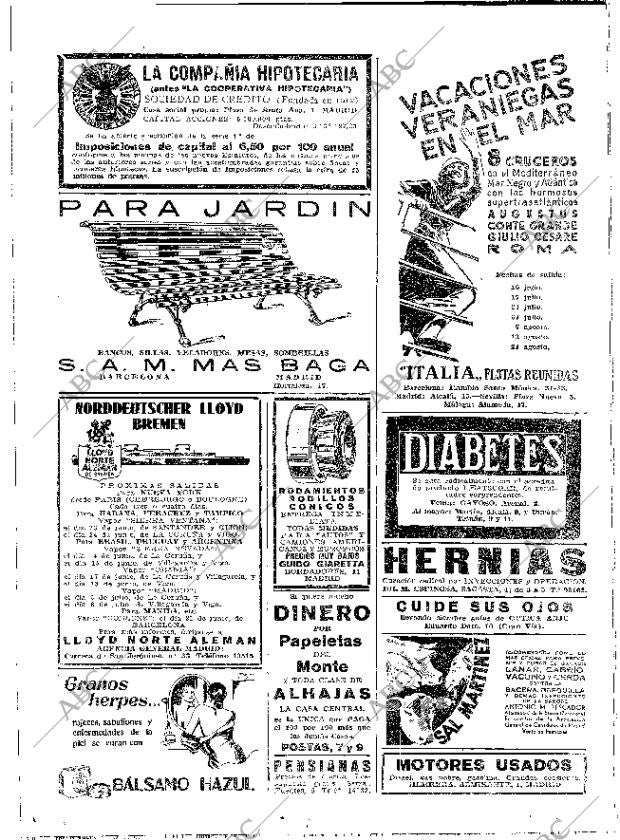 ABC MADRID 13-06-1933 página 2