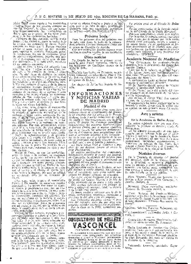 ABC MADRID 13-06-1933 página 31