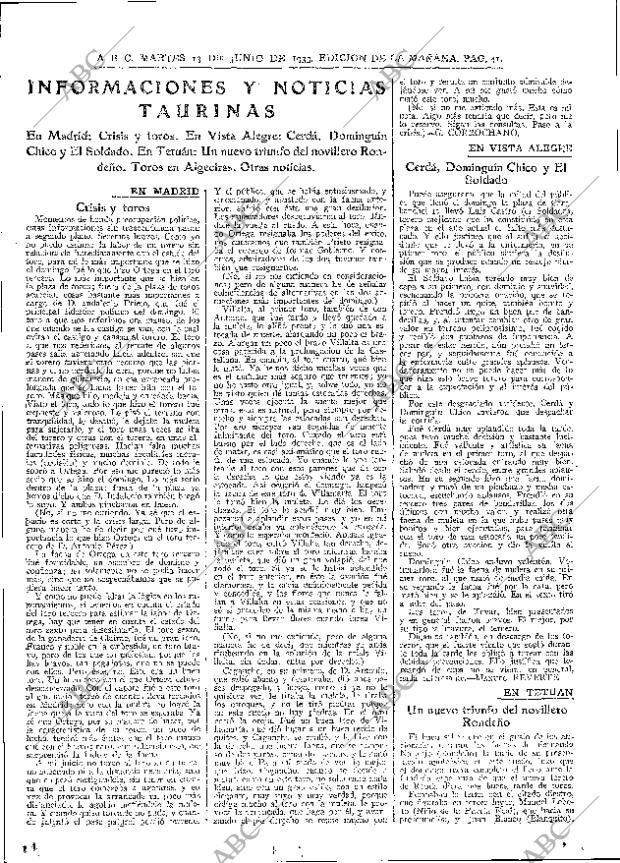 ABC MADRID 13-06-1933 página 41