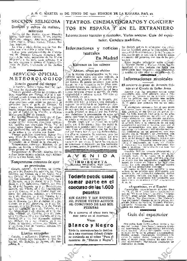 ABC MADRID 13-06-1933 página 49