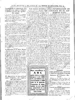 ABC SEVILLA 13-06-1933 página 23