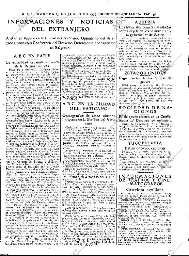 ABC SEVILLA 13-06-1933 página 37
