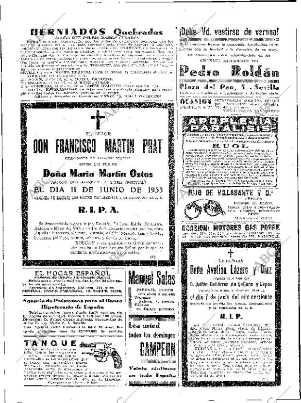 ABC SEVILLA 13-06-1933 página 50