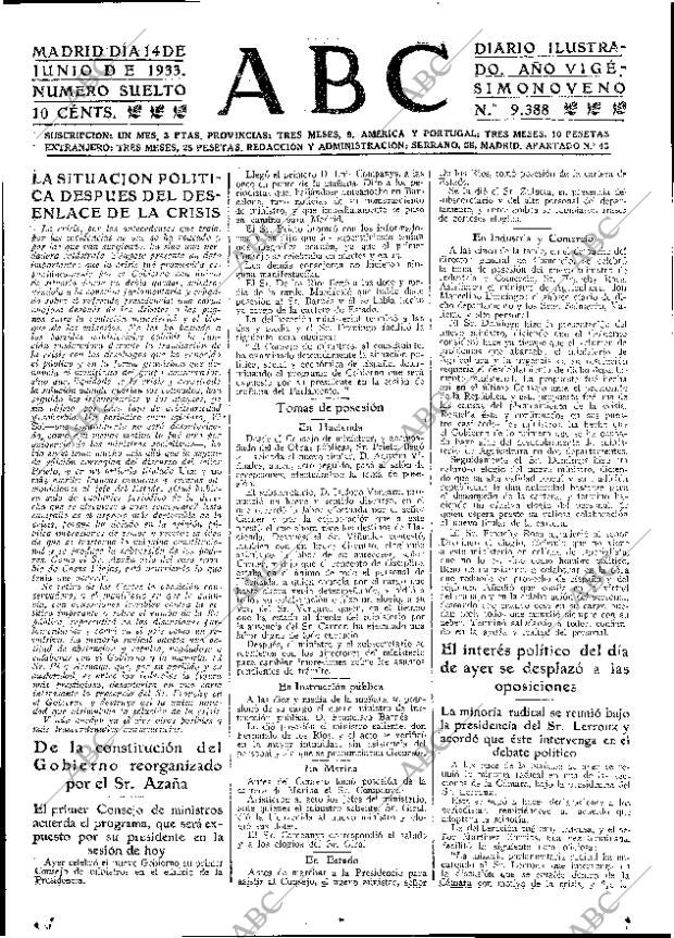 ABC MADRID 14-06-1933 página 15