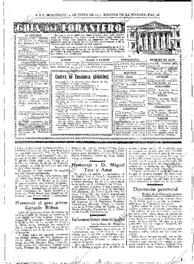 ABC MADRID 14-06-1933 página 38
