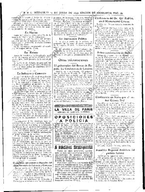 ABC SEVILLA 14-06-1933 página 16