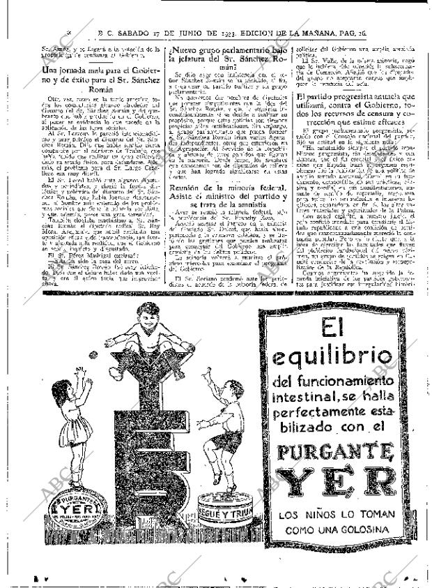 ABC MADRID 17-06-1933 página 16